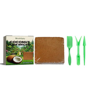 Reptile Coconut Fiber Substrate - Pressed Coir Bedding for Tortoises, Lizards & Terrariums