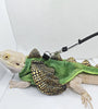Adjustable Lizard Harness and Leash Set with Dinosaur Design for Reptiles
