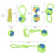 Interactive Cotton Rope Dog Toy - Ball & Toothbrush Chew for Puppies