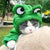 Autumn Winter Cat & Dog Hoodies, Cute Frog-Shaped Fleece Sweatshirt for Small Pets