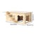 Wooden Hamster Nest with Stair Platform & Climbing Ladder