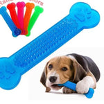 Rubber Bone Dog Chew Toy - Dental Care for Aggressive Chewers