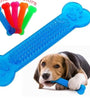 Rubber Bone Dog Chew Toy - Dental Care for Aggressive Chewers