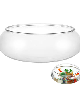 Transparent Plastic Fish Tank - Multi-Function Betta & Goldfish Aquarium for Home & Office Decor