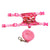 Stripe Pet Chest Strap Harness and Leash Set for Small Pets