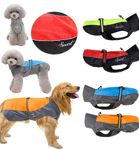Dog Raincoat - Waterproof Reflective Coat for Small to Large Dogs & Cats (S-9XL)