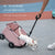 4-Wheel Lightweight Foldable Pet Stroller for Small and Medium Dogs and Cats