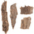 Natural Cork Bark – 4-Piece Reptile Terrarium Decoration for Climbing and Background