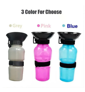 Portable Dog Water Bottle & Drinking Cup for Pets