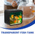 Creative LED Aquarium Decoration - Small Betta & Goldfish Tank with LED Light