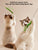 Kimpets Cat & Dog Teasing Stick - Feather Tail with Long Pole