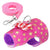 Small Pet Bowtie Harness and Leash Set for Hamster, Rabbit, Guinea Pig, and Ferret