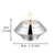 Small Keepsake Urn for Ashes - Stainless Steel Memorial Container & Candle Holder for Human Ashes