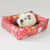 Summer Cooling Mat for Small Pets - Rattan, Cute Print, Fits Guinea Pigs, Hamsters, and Chinchillas