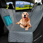 Waterproof Dog Car Seat Cover with Mesh Window and Safety Features