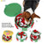 Christmas Pet Apparel - Elk Cloak & Hat for Dogs & Cats