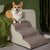 Pet Sponge Stairs – 2/3/4 Steps Anti-Slip Ramp for Small Dogs & Cats