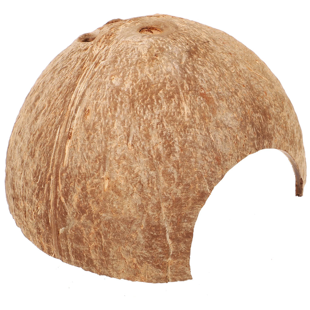 Coconut Hideout House for Reptiles & Hermit Crabs