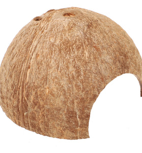 Coconut Hideout House for Reptiles & Hermit Crabs