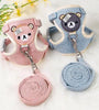 Adjustable Cat & Dog Harness with Leash - Cute Mesh Vest
