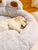 Pet Sofa Bed for Small Dogs, Washable Plush Mat, Medium Size for Puppies & Cats