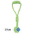 Interactive Cotton Rope Dog Toy - Ball & Toothbrush Chew for Puppies