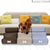 3-Step Pet Stairs – Anti-Slip Ramp Ladder for Small Dogs & Cats, Removable