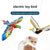 Electric Flying Bird Cat Toy - Interactive Hanging Eagle with Scratch Rope