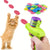 Creative Turnip Gun Cat Toy - Interactive Foam Disc Launcher
