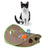 Cute Cat Interactive Hide & Seek Game - 9-Hole Tunnel Mouse Hunt Toy