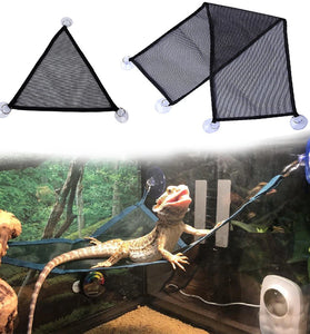 Bearded Dragon Hammock & Lounger with Ladder - Reptile Cage Decor