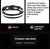LED Dog Collar – Nylon Glow-in-the-Dark for Night Safety and Visibility