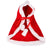 Santa Cat Costume – Red Cape with Scarf & Cloak for Pets
