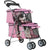Compact Pet Jogger Stroller for Small & Medium Dogs and Cats
