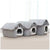 Indoor Warm Dog House – Soft Pet Bed Tent with Removable Cushion for Small to Large Pets