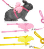 Small Animal Rabbit Harness with Leash Set for Bunny, Guinea Pig, and Ferret