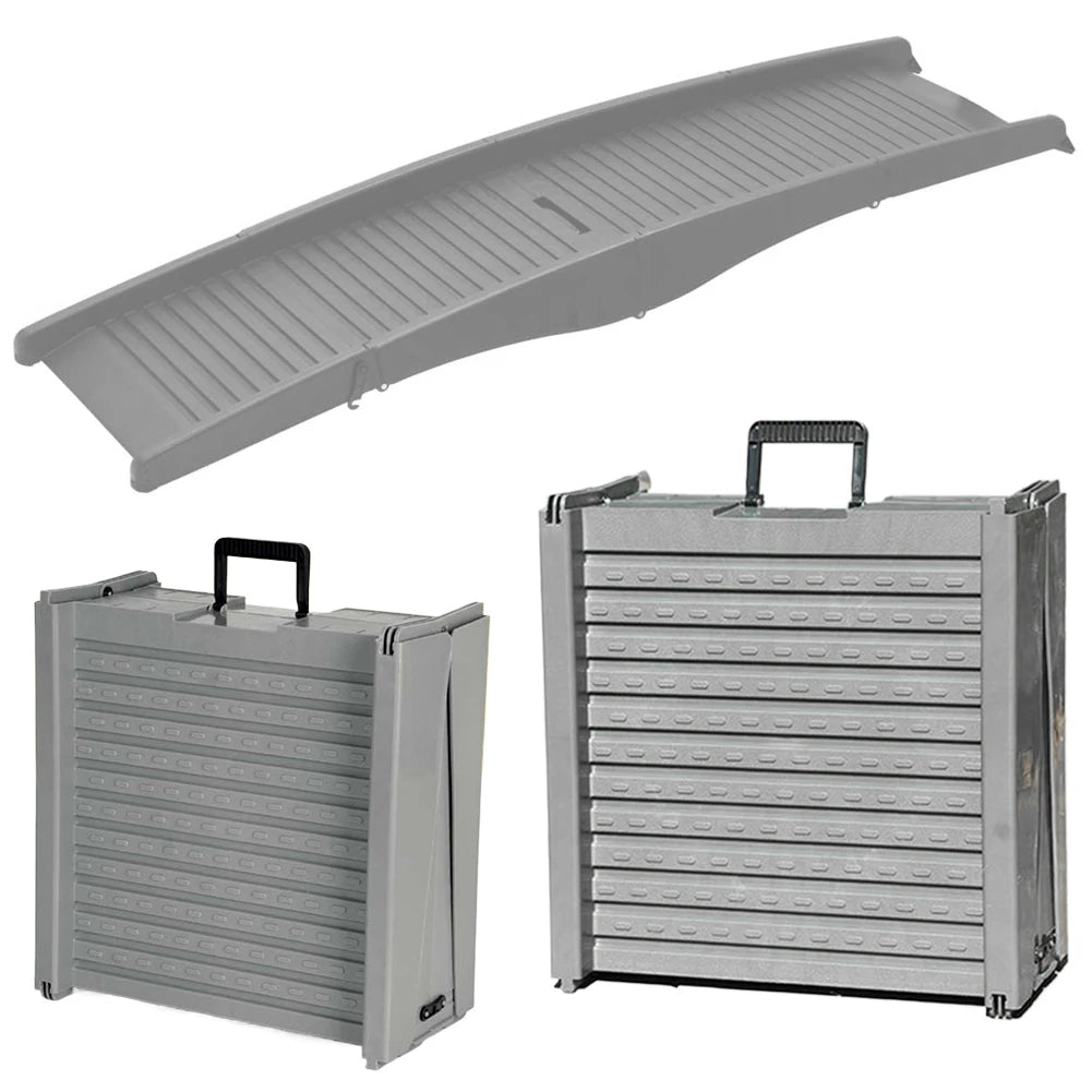 Folding Dog Ramp – Non-Slip Surface for SUV & Truck, 59x15.8 Inch Ramp for Medium & Large Dogs