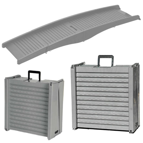 Folding Dog Ramp – Non-Slip Surface for SUV & Truck, 59x15.8 Inch Ramp for Medium & Large Dogs
