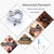 Stainless Steel Glass Heart Cremation Necklace - Ashes Holder Memorial Pendant for Men & Women