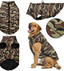 Winter Dog Coat - Waterproof Camouflage Jacket for Large Dogs, Labrador & Pets
