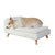 Nordic Pet Bed with Wood Legs & Cozy Pad