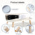 Adjustable Height Double Bowls Feeder for Cats & Dogs - Elevated Feeding Dish