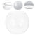 Unbreakable Plastic Round Fish Bowl - Clear Aquarium Globe & Hydroponic Planter for Goldfish