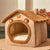 Foldable Pet House – Removable & Washable Cave Sofa Bed for Extra Small Dogs & Small to Medium Cats