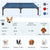 Elevated Waterproof Dog Bed, Off-Floor Design, Easy to Clean, Indoor/Outdoor Use, XL, Grey