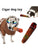 Interactive Dog Cigar Toy - Squeaky & Durable Plush Chew for Puppies