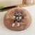 40-90cm Round Pet Bed – Super Soft Plush Bed for Medium to Large Dogs, Winter Warm Sleeping