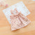 Summer Cotton Sphynx Cat Suspender Skirt, Love Flower Pet Princess Dress for Cats