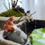 Fishing Cat Aquarium Statue