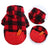 Winter Dog Hoodie - Warm Plaid Jacket with Pocket for Small to Large Dogs